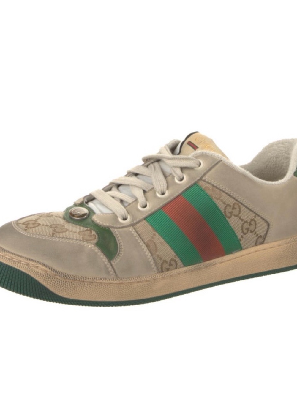 Gucci Web Accent Screener Sneakers - Picture 2 of 5